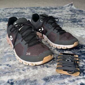 On Cloud Cloudflow 2.0 Shoes Womens 8 Purple Mesh Lightweight Athletic Sneaker